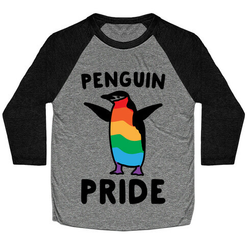 Penguin Pride  Baseball Tee
