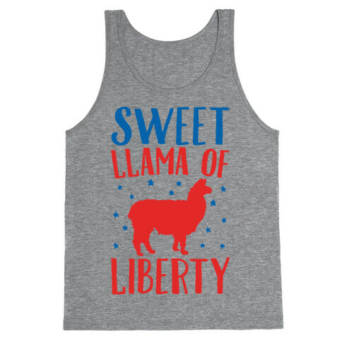 Sweet Llama of Liberty  Tank Top