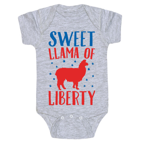 Sweet Llama of Liberty  Baby One-Piece