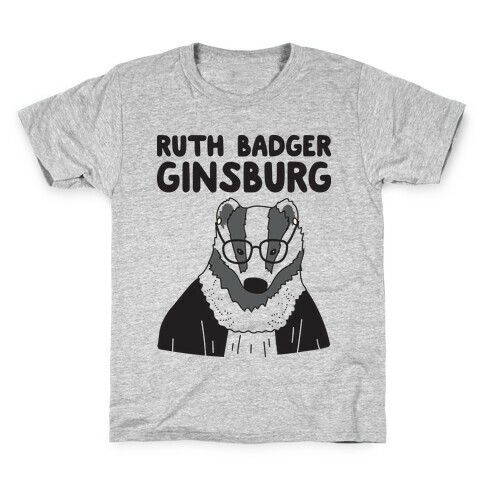 Ruth Badger Ginsburg Kids T-Shirt
