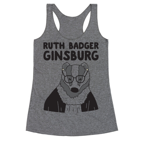 Ruth Badger Ginsburg Racerback Tank Top