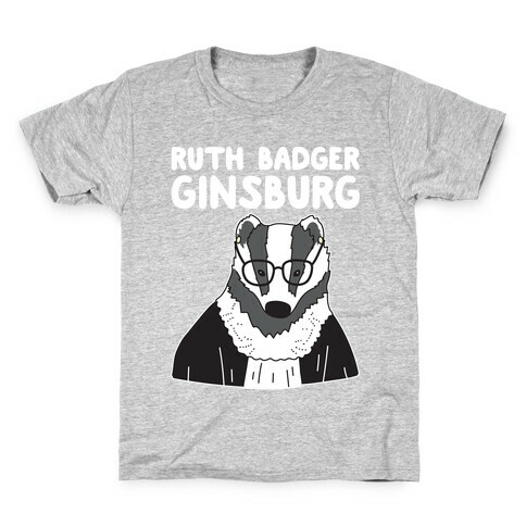Ruth Badger Ginsburg Kids T-Shirt