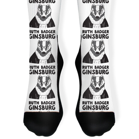 Ruth Badger Ginsburg Sock