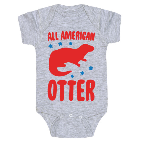 All American Otter  Baby One-Piece