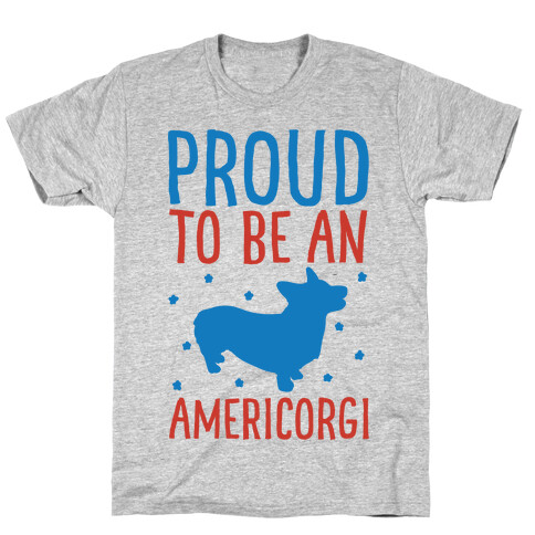 Proud To Be An Amercorgi  T-Shirt