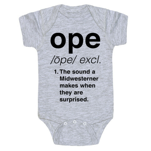 Ope Definition Baby One-Piece