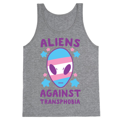 Aliens Against Transphobia Tank Top