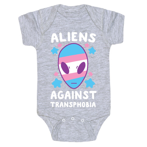 Aliens Against Transphobia  Baby One-Piece