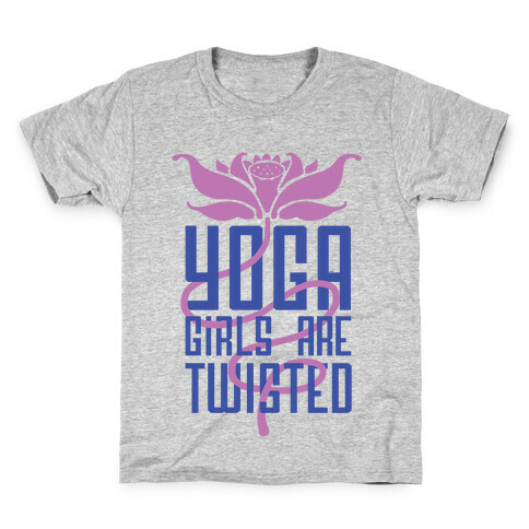 Yoga Girls Are Twisted Kids T-Shirt