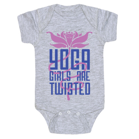 Yoga Girls Are Twisted Baby One-Piece