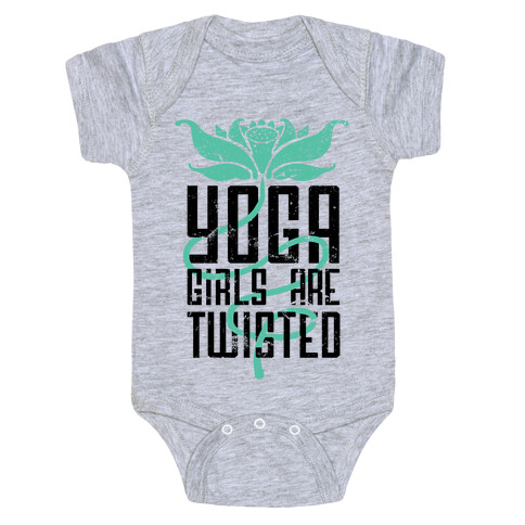 Yoga Girls Are Twisted Baby One-Piece