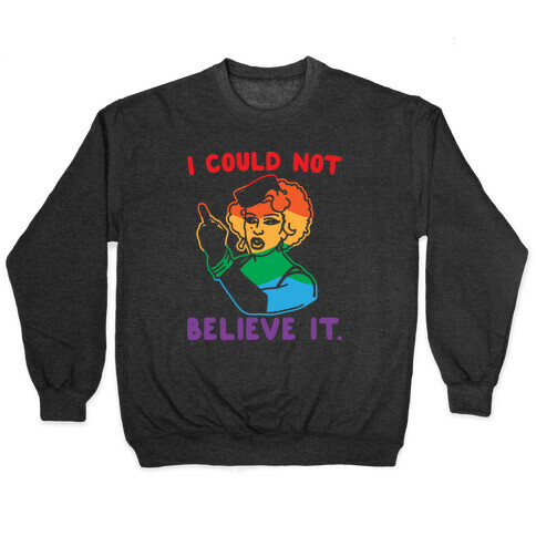 I Could Not Believe It Parody Pair Shirt White Print Pullover