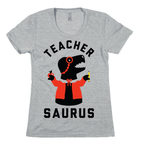 Teacher Saurus cardigan Womens T-Shirt
