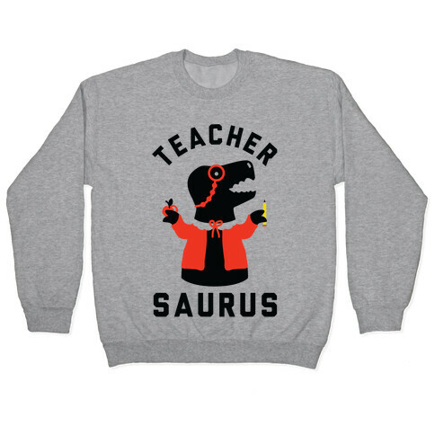 Teacher Saurus cardigan Pullover