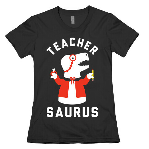 Teacher Saurus cardigan Womens T-Shirt