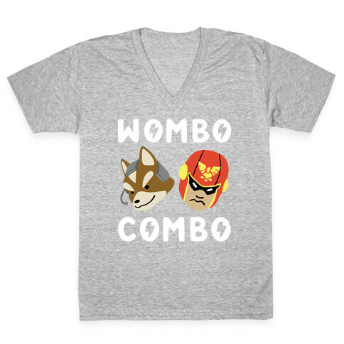 Wombo Combo - Fox and Captain Falcon V-Neck Tee Shirt