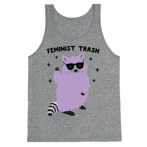 Feminist Trash Raccoon Tank Top
