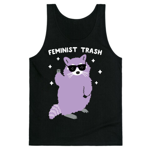 Feminist Trash Raccoon Tank Top