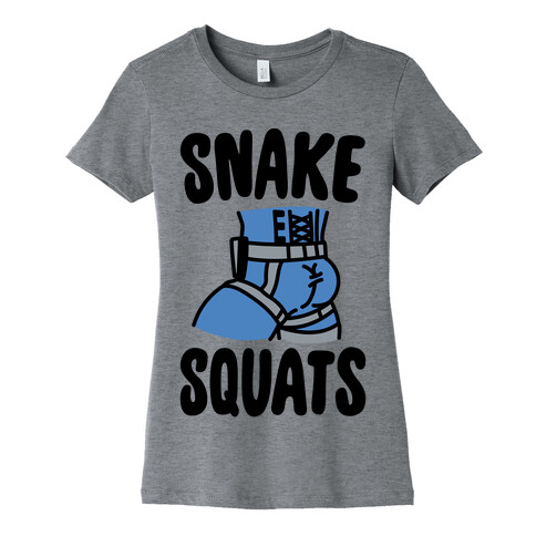 Snake Squats Parody Womens T-Shirt