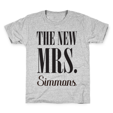 The New Mrs. Simmons Kids T-Shirt