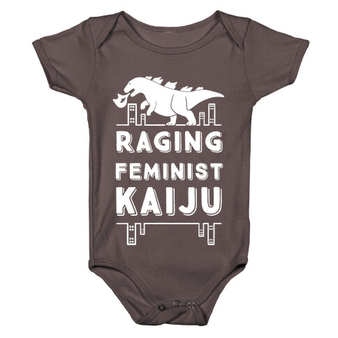 Raging Feminist Kaiju Baby One-Piece