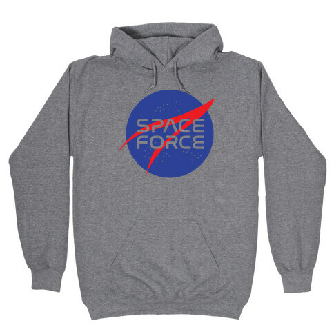 Space Force Parody Hooded Sweatshirt