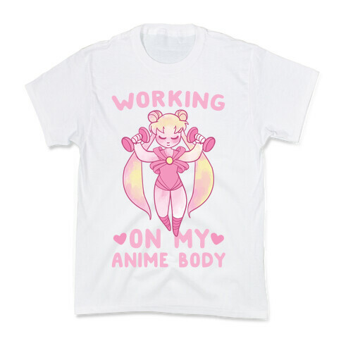 Working On My Anime Body Kids T-Shirt