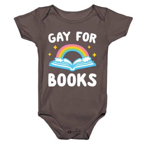 Gay For Books Baby One-Piece