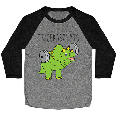 TriceraSQUATS Baseball Tee