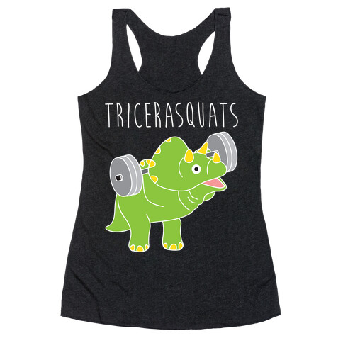 TriceraSQUATS Racerback Tank Top