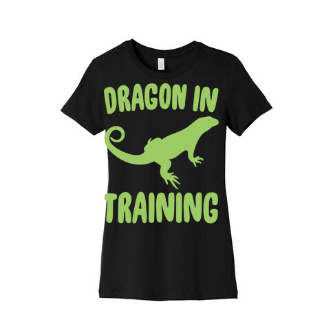 Dragon In Training White Print Womens T-Shirt