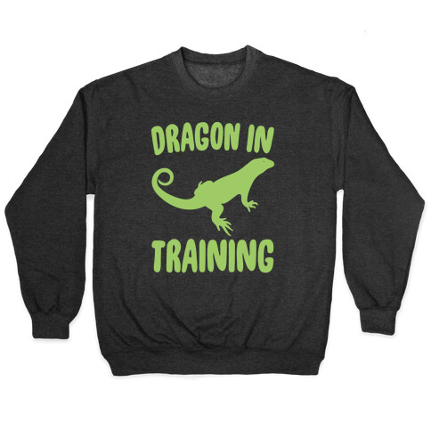 Dragon In Training White Print Pullover