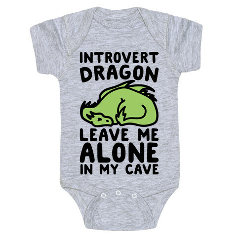 Introvert Dragon  Baby One-Piece