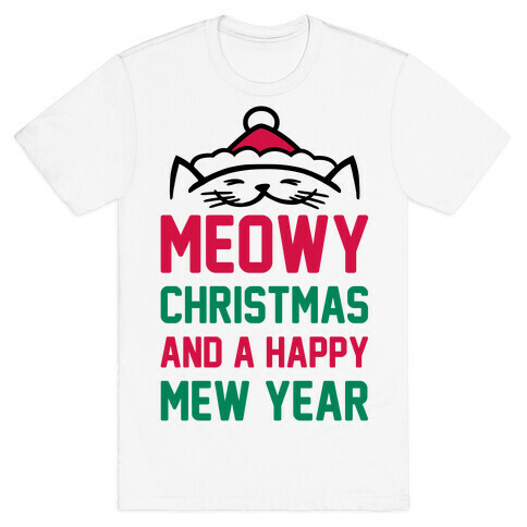 Meowy Christmas T-Shirt