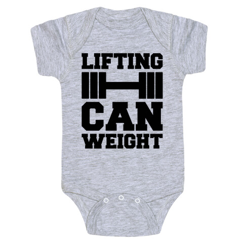 Lifting Can Weight  Baby One-Piece