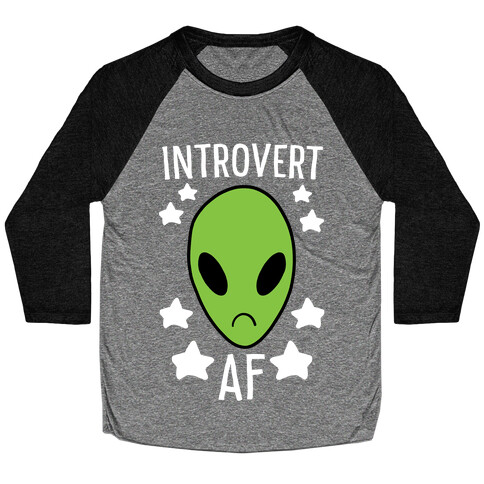 Introvert AF Baseball Tee