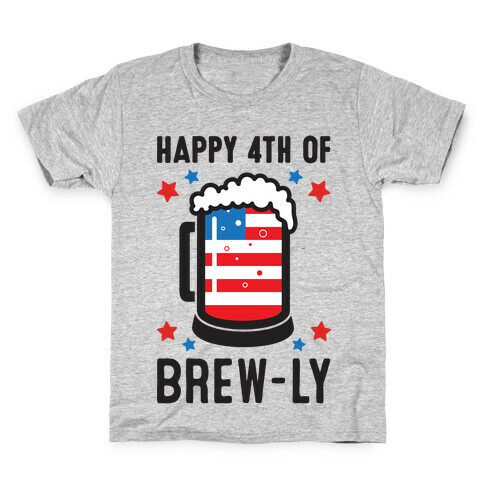 Happy 4th of Brew-ly Kids T-Shirt