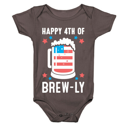 Happy 4th of Brew-ly Baby One-Piece