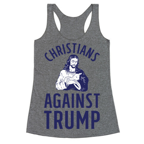 Christians Against Trump Racerback Tank Top