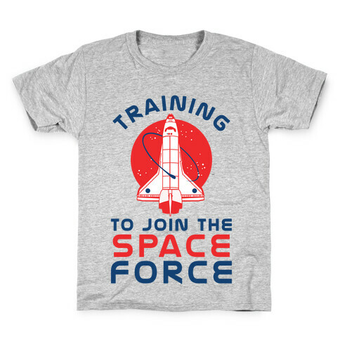 Training to Join the Space Force Kids T-Shirt