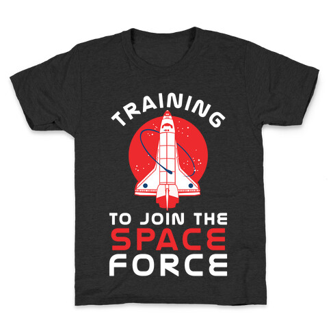 Training to Join the Space Force Kids T-Shirt