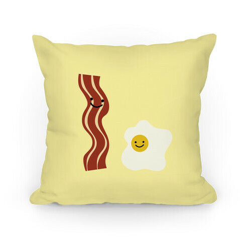 Egg and Bacon Buddies Pillow