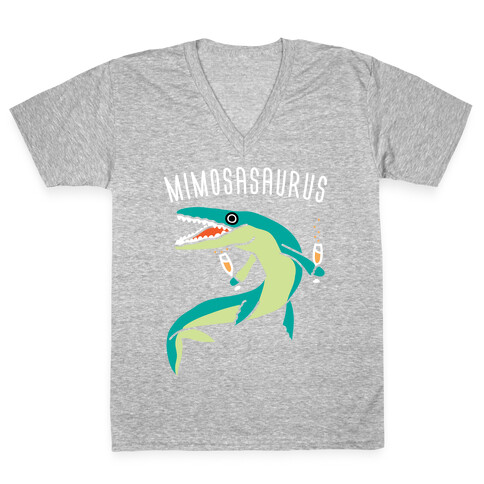 Mimosasaurus V-Neck Tee Shirt