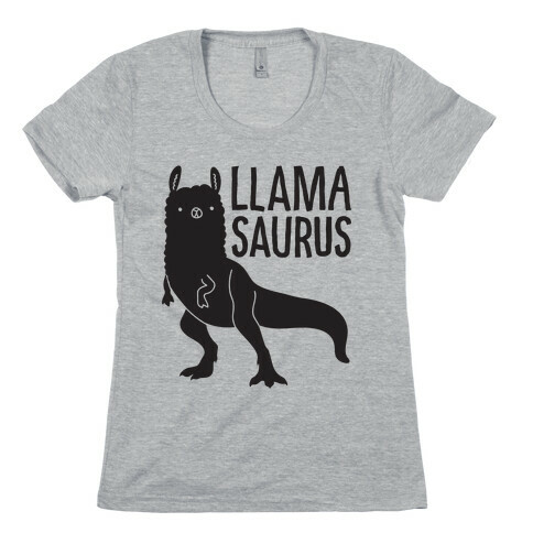 Llamasaurus Womens T-Shirt