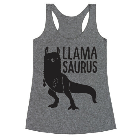 Llamasaurus Racerback Tank Top