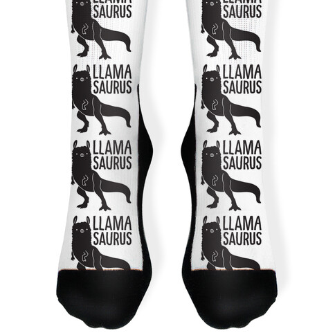 Llamasaurus Sock