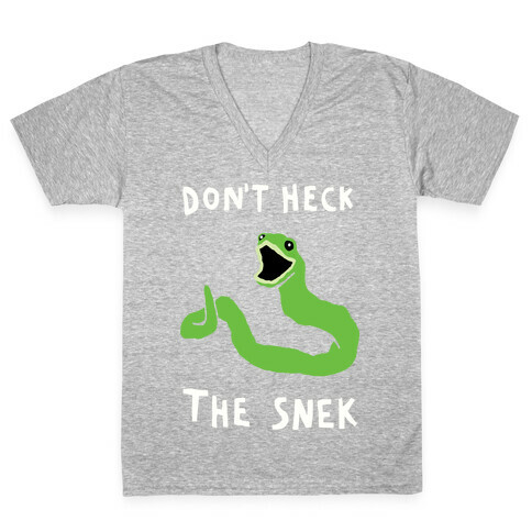 Don't Heck The Snek V-Neck Tee Shirt
