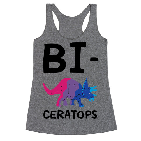 Bi-ceratops Racerback Tank Top