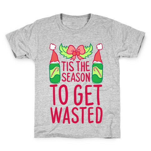 Tis The Season To Get Wasted Kids T-Shirt