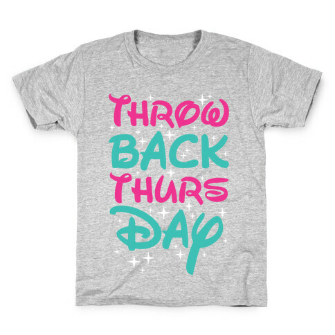 Throwback Thursday Kids T-Shirt